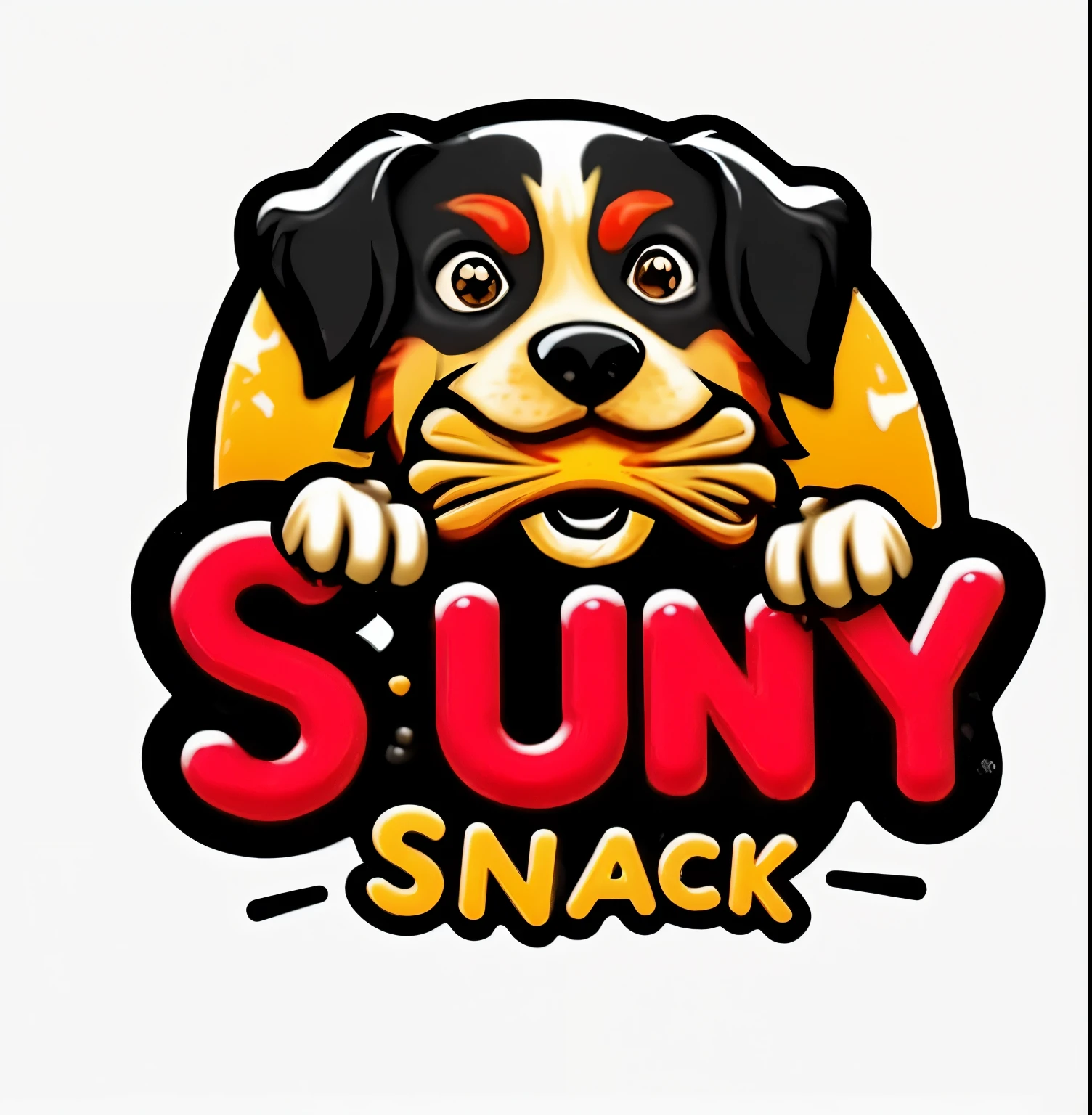 Create a wet food packaging with this logo
