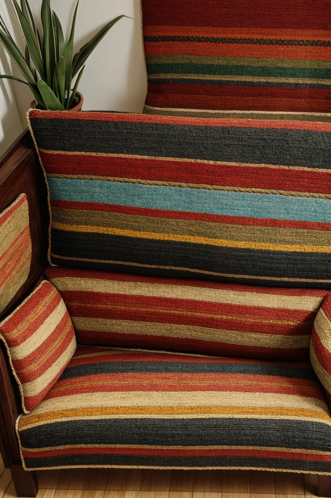 Andean themed sofa