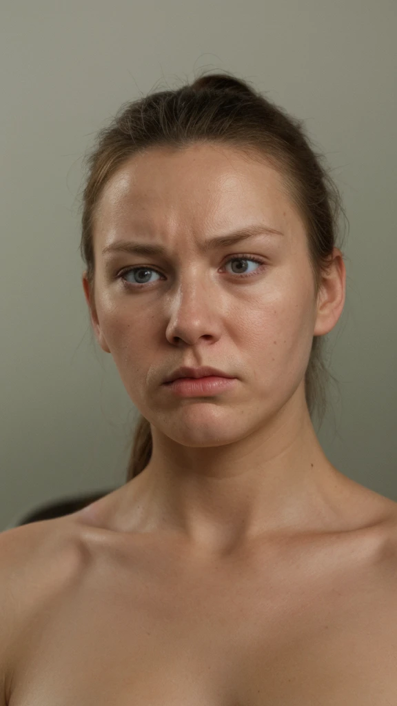 A sad look