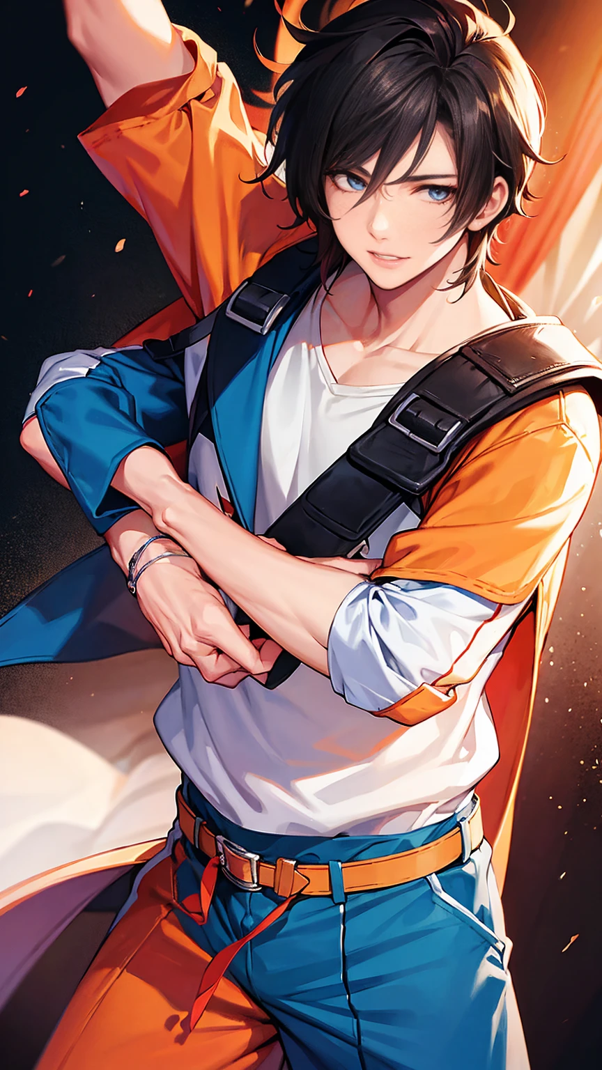 gojo cartoon anime,Handsome.