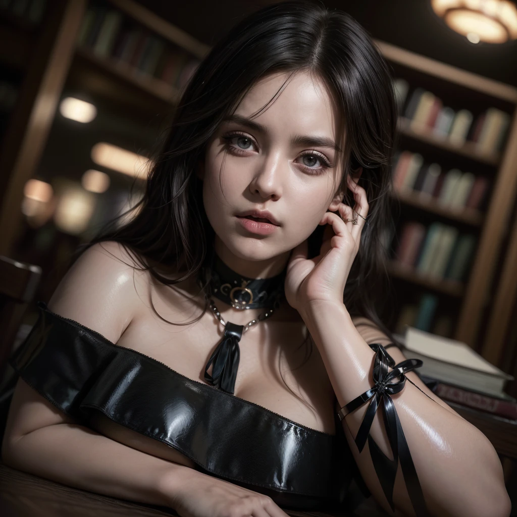 a beautiful girl in a sexy cosplay outfit, high-quality 8k detailed portrait, extremely detailed face, beautiful eyes, full lips, realistic skin texture, dynamic lighting, vivid colors, fantasy, cinematic lighting, dramatic pose, photorealistic, intricate details