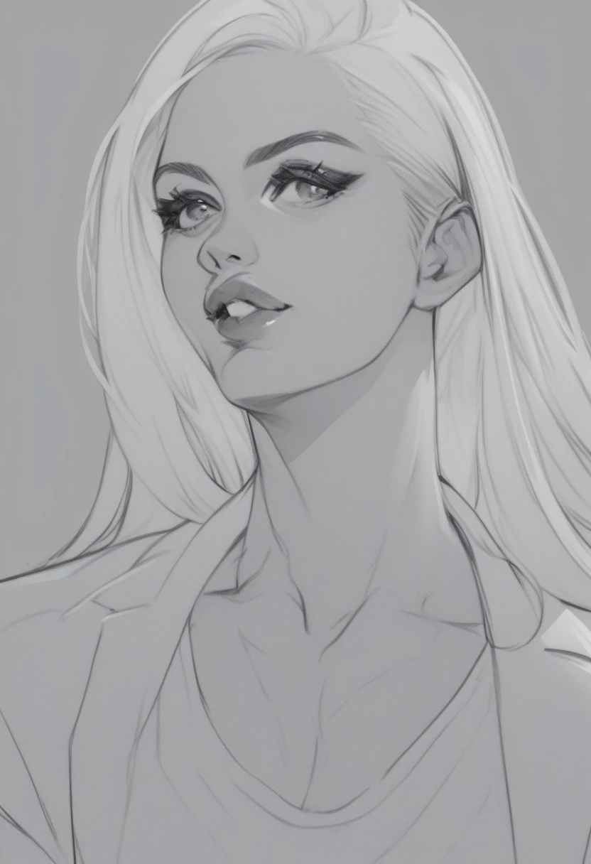 Handsome guy. ,Line Art, Monochrome