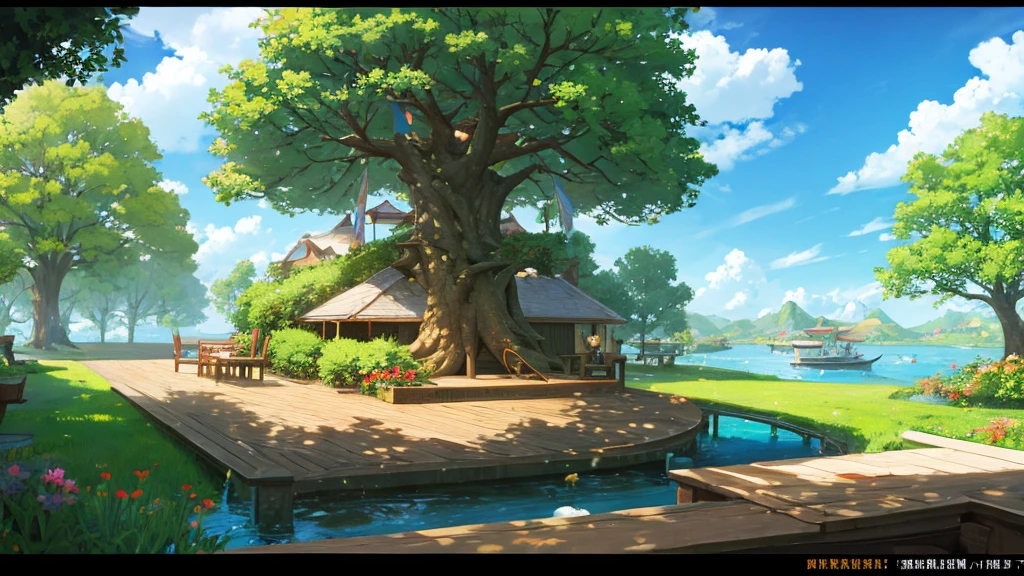 Apple tree colony island