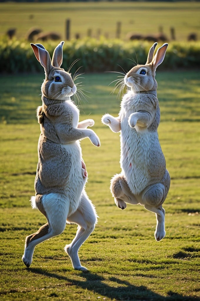 dancing rabbits