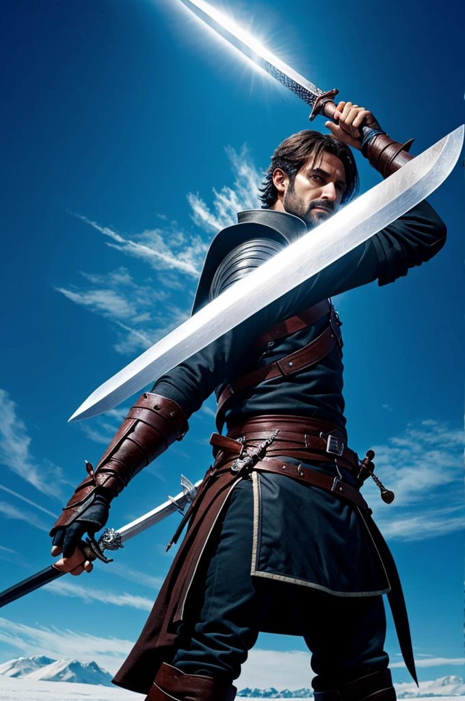 Thermal two-handed sword