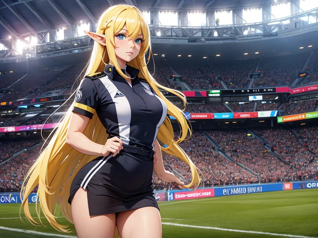 /*Quality Writing*/ The highest quality, 16 k, Masterpiece, highly detailed faces, Very detailed lips, Detailed Eyes, Realistic pupils, break, /*Characters and expressions*/ A very beautiful girl, A European girl, 1 Girl, light on the face, Wavy hair, (a blond:1.3), twin-tailed, (cleavage:1.1), (underboob:1.3) , break /*Clothing*/ Cheerleader costumes, ((Hold Pompom)), break /*posando*/ (((Lift the hem of the skirt))), ((Lift the hem of the skirt with both hands)), (((Lift the hem of the skirt yourself))), Lace panties, nice hands, perfect hand, break /*Angular posture*/ (((U.S. stadium))), looking up at viewer, (Sharp focus: 1.4)