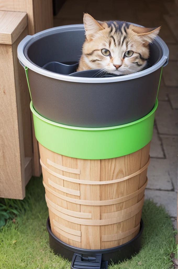 Make a pet trash can