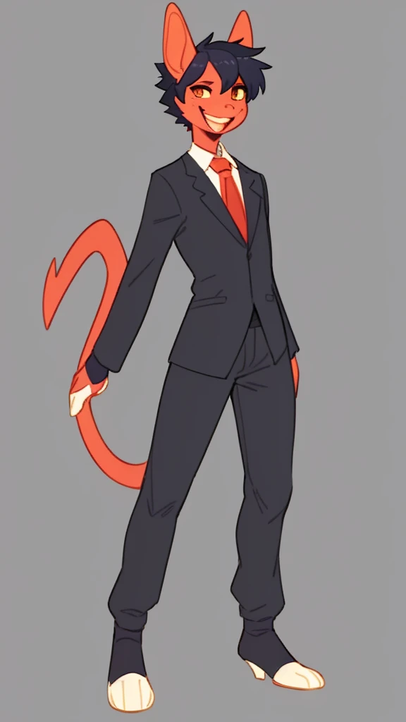 By bebebebebe, by lostgoose, by goonie-san, solo, standing, boy, imp, sexy, hair, smiling, happy, full body