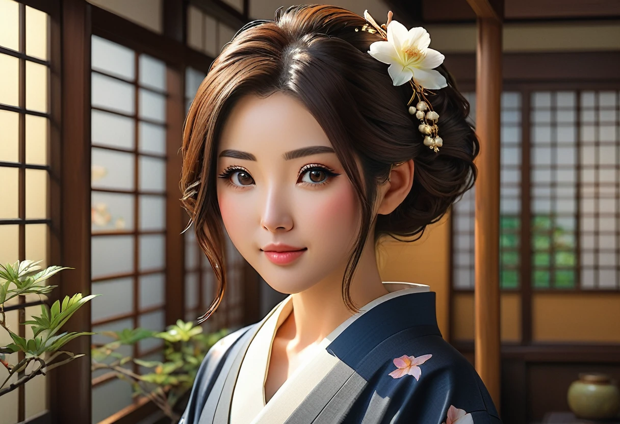 Cute woman,Highest quality,Photorealistic,masterpiece,Japanese