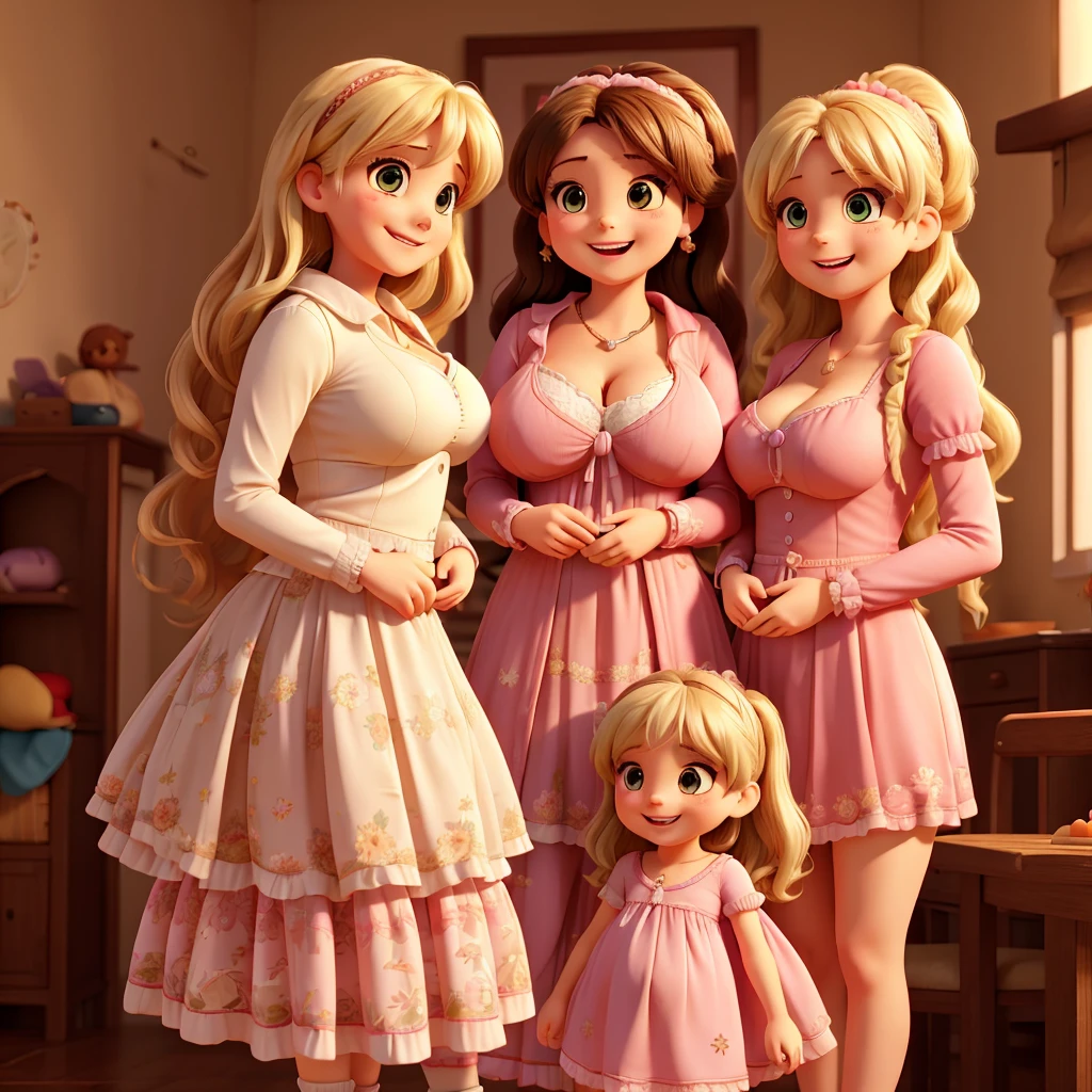 laughing,2 girls,25 year old woman with huge breasts and 8 girl,Women and girls, Mother and daughter,Beautiful mother and daughter loli,adorable,