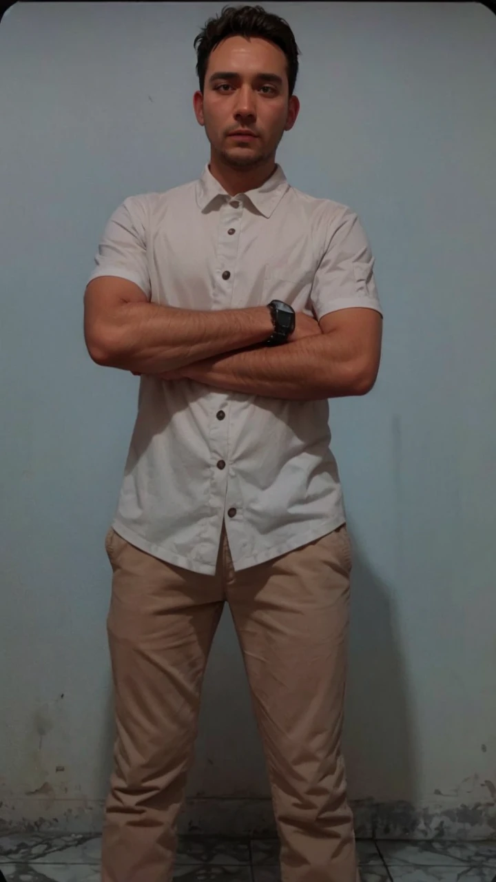Crie uma cena de retrato de busto de um estudante animado, vestindo uma camiseta de sua universidade. He holds a note book with one hand, while the other hand is raised as if eager to answer a question. Seu rosto irradia entusiasmo pelo aprendizado