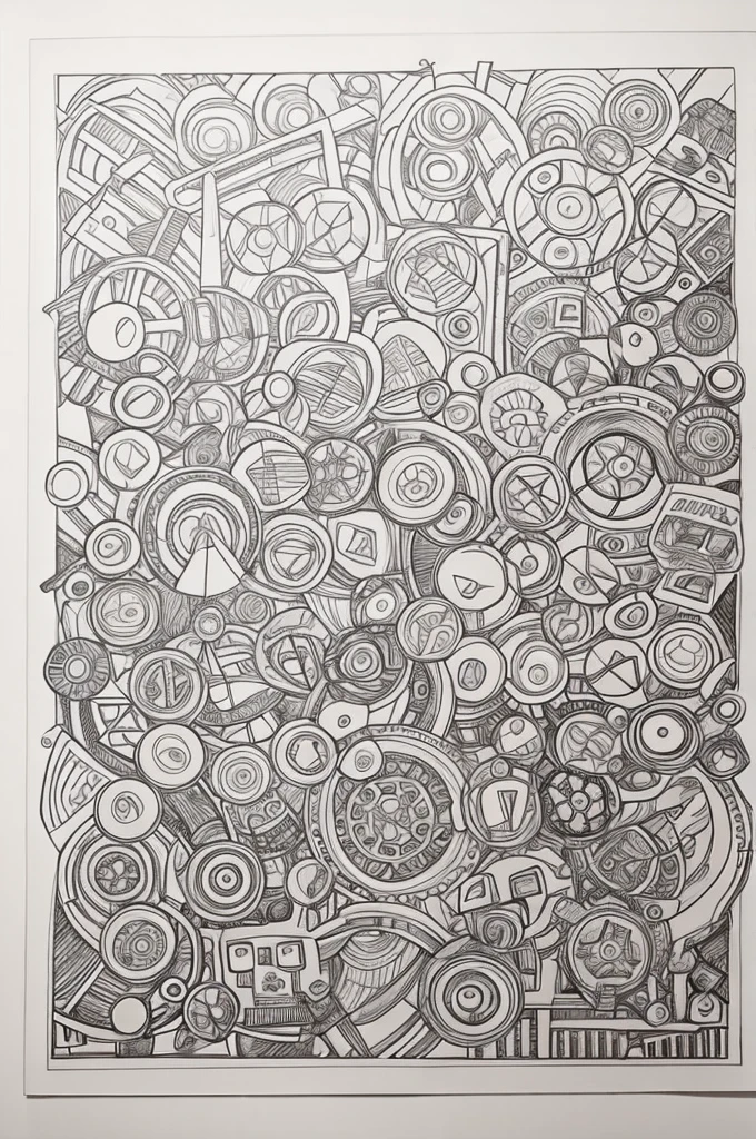 Drawing that represents how everyone's work contributes to society in general