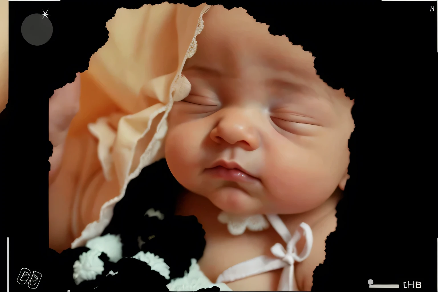 fix eyelids, sleeping baby boy