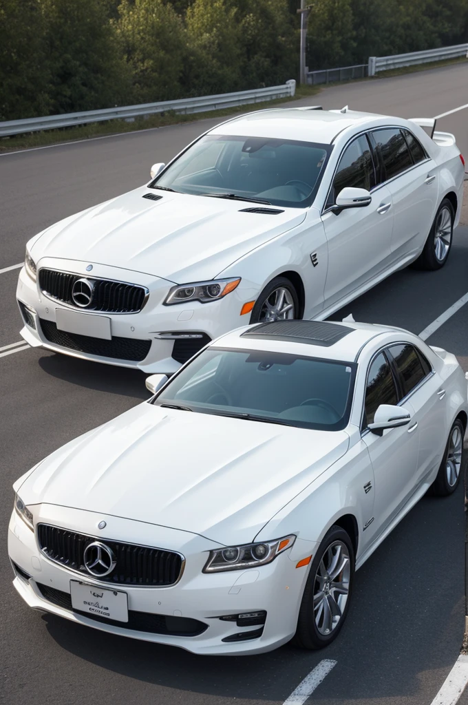 White ghost car