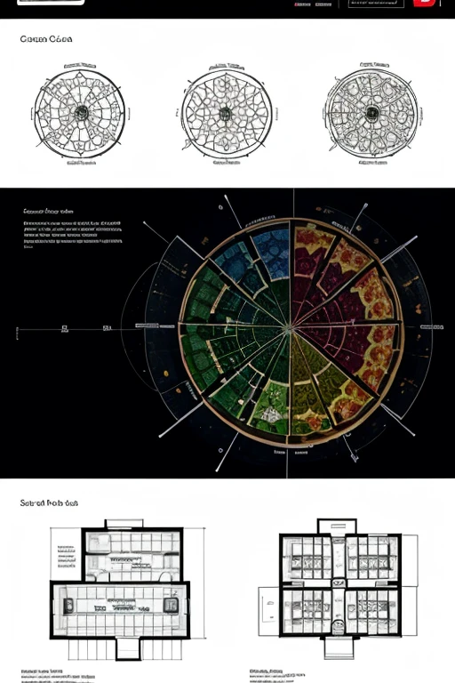 as a sketch of a cosmos pizzeria, a plan