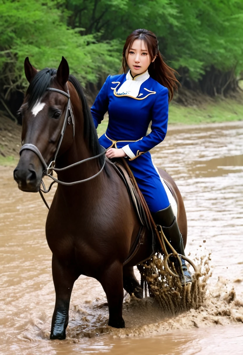 (((masterpiece))),(((Highest quality))),((Tabletop:1.4, Highest quality)), (Realな写真:1.4),
((1 cute girl knight)),rodeo,
(超High resolution:1.2),, wonderful, Very detailed CG Unity 8k wallpaper, Very detailed, High resolution,fat horse ridden by japanese girl,Chubby,Plump,Double,
Soft Light, Beautiful detailed girl, Droopy eyes,Very detailedな目と顔, Beautiful and exquisite nose, Beautiful and exquisite, horse ridden by a girl can't stand up because its drowned in the sticky muddy pitfall:10.0 ,Displeased face:4.0,Real,Stir,Anatomically correct,action horse riding scene while struggle fighting