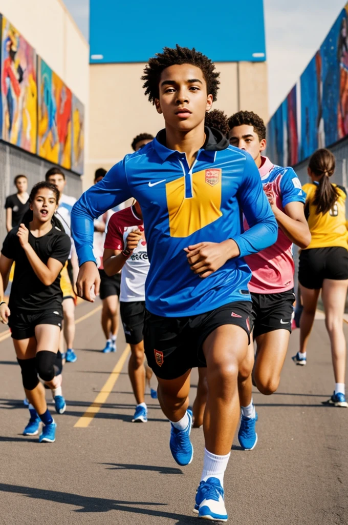 Young people in art and sport