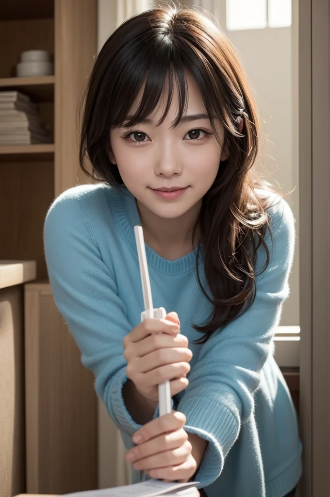 I want to create a character in the film, funny mind, I want her Happy, intelligent.