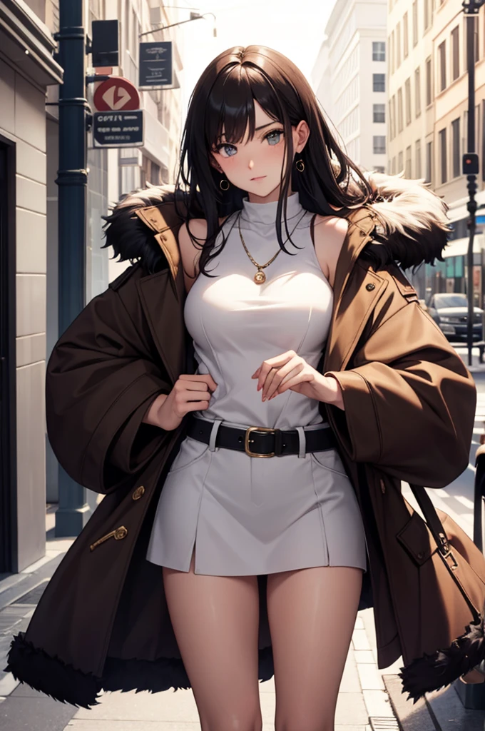 fur coat