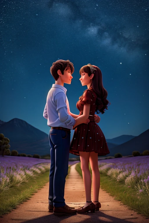 couple on a starry night