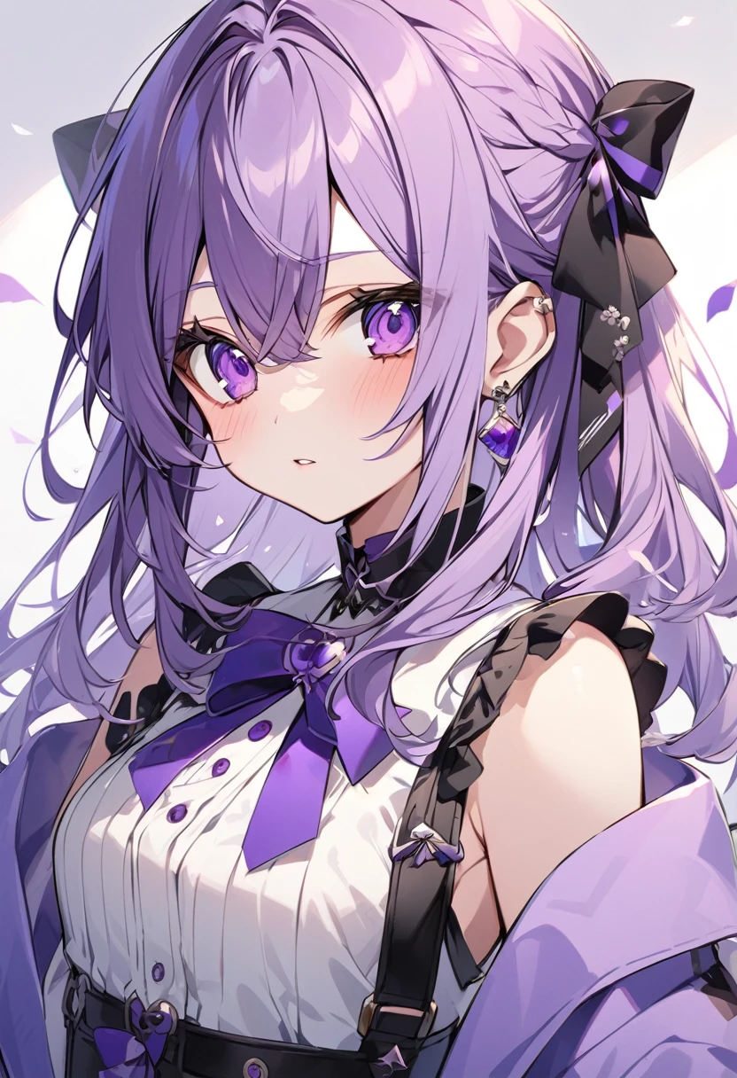 Keito。Purple Eyes。female。Purple Hair。