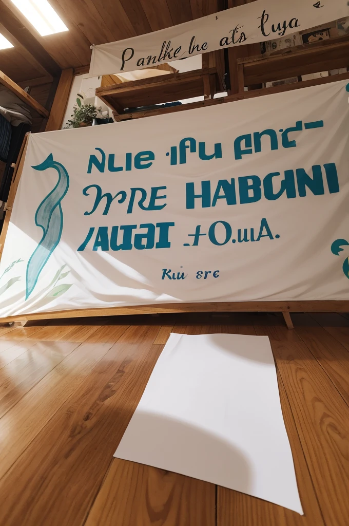 Make a banner with the theme of your healing table, meeting at address Rua Virgínia number 250 at 8pm this Saturday the 29th