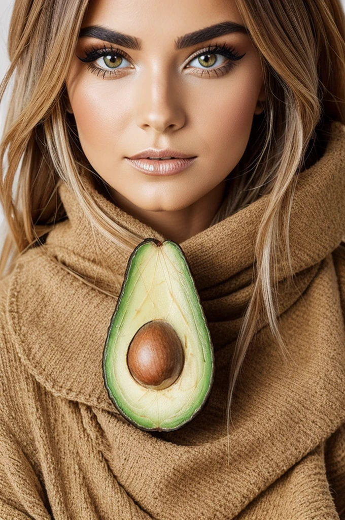 A makeup avocado