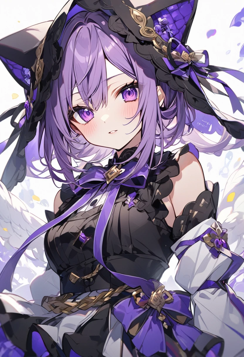 Keito。Purple Eyes。female。Purple Hair。