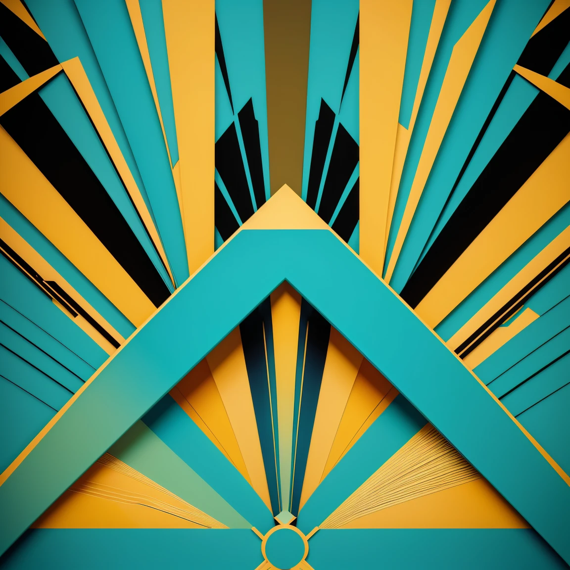 (abstract art deco:1.3), light cyan and maize colors art design, ideal for stickers, t-shirts, posters, thick wide brush strokes, design no background