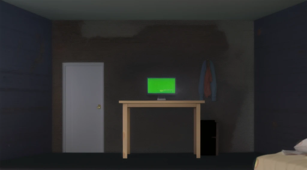 room, old, dirty, cracks
