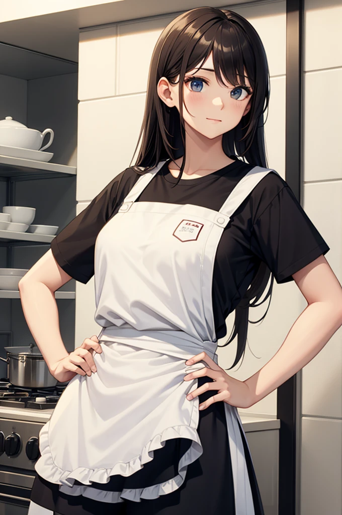 apron, t-shirt