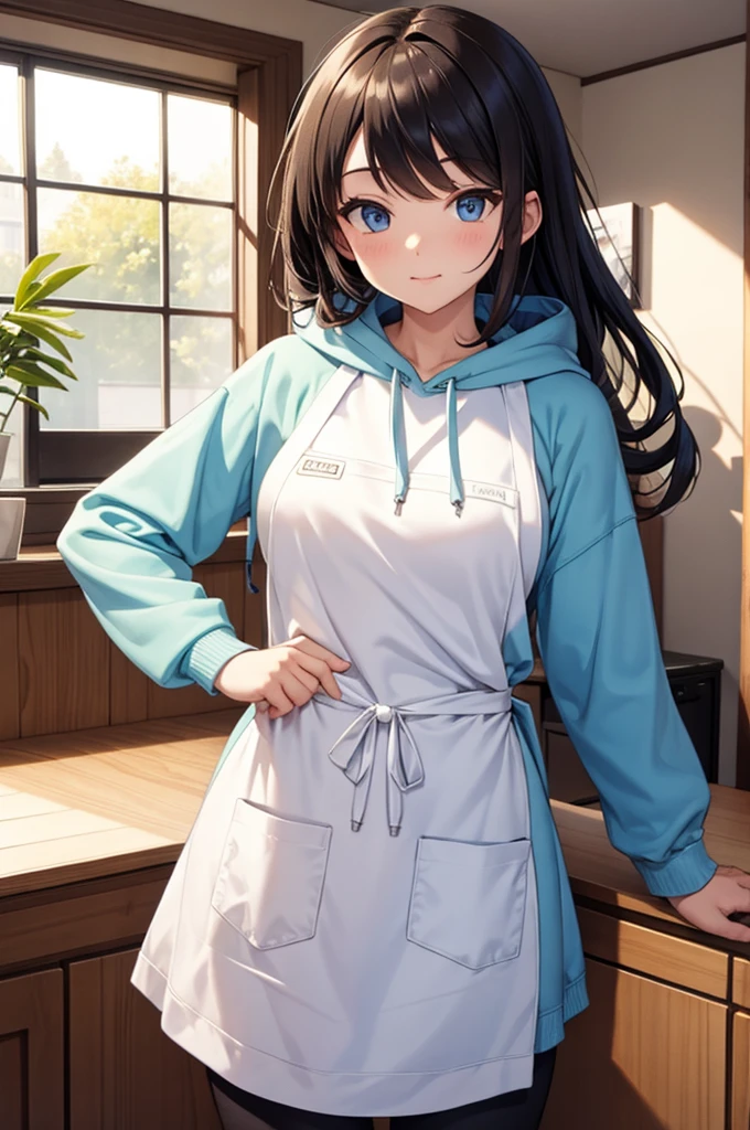 apron, hoodie