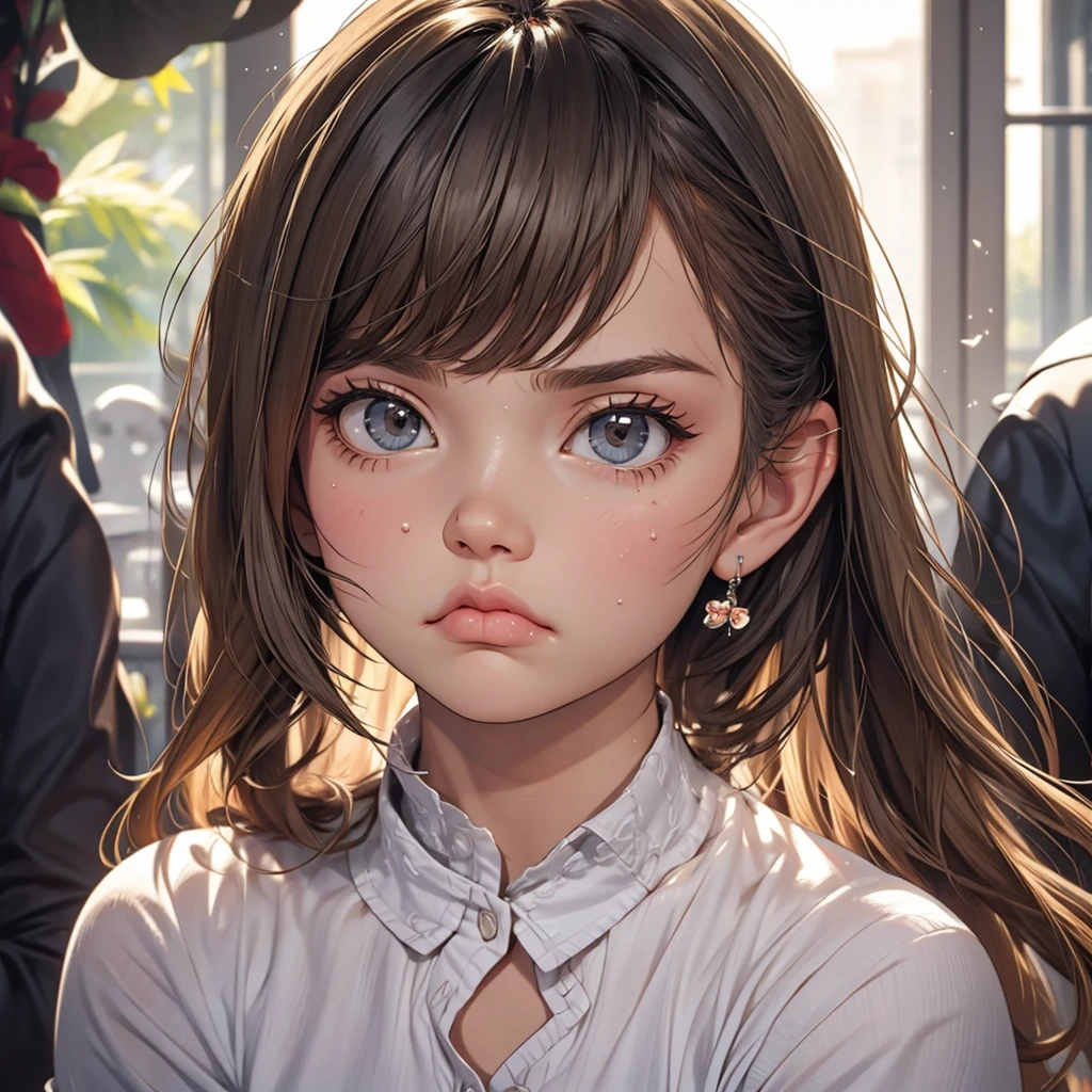 pouty face