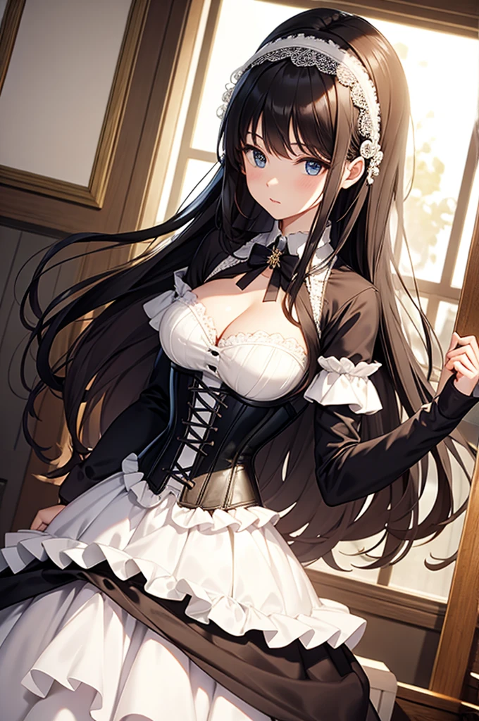 corset, dress