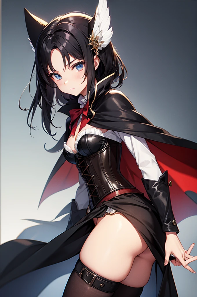 corset, cape
