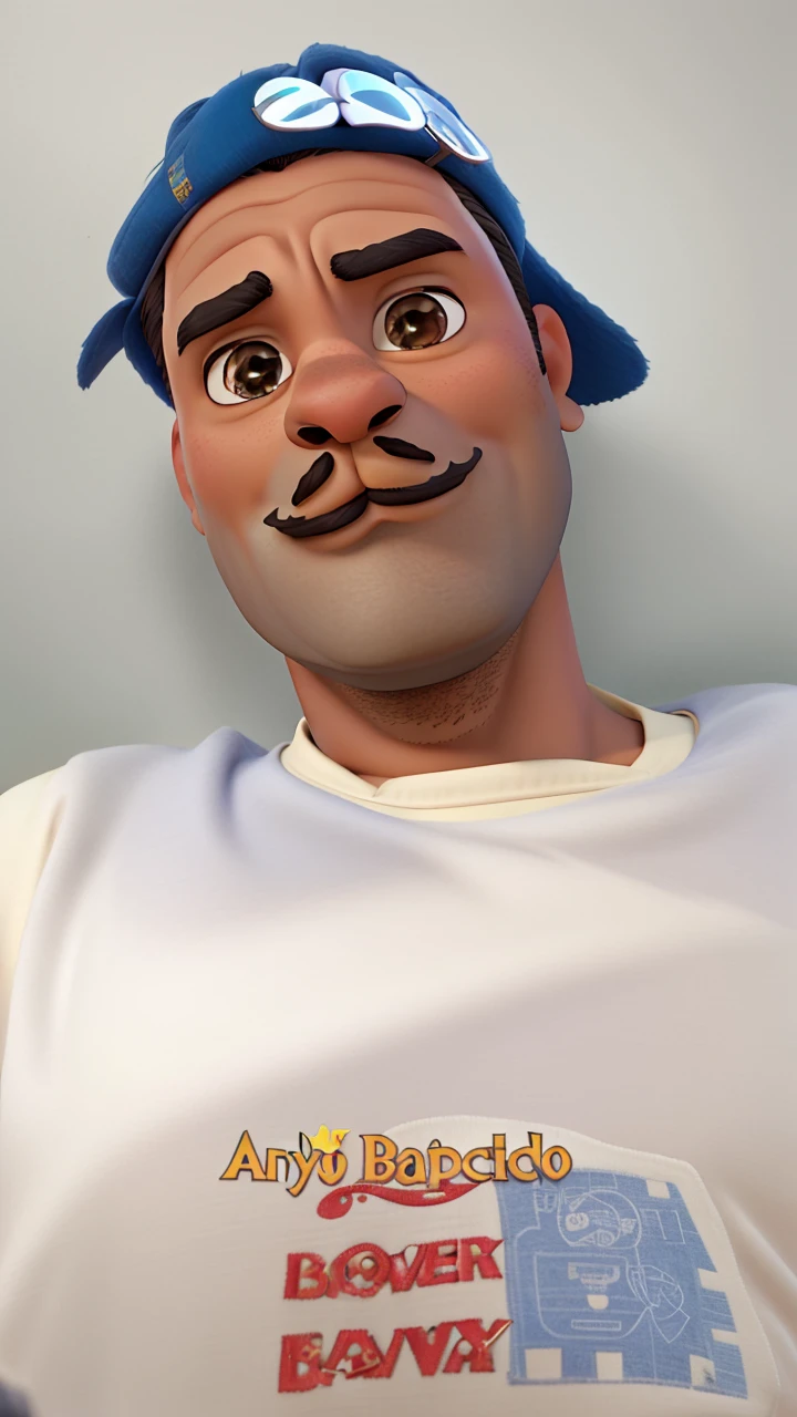 Disney pixar , blacksad , with mustache and slanted eyes