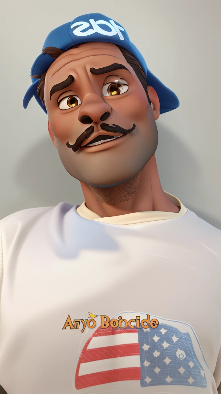 Disney pixar , blacksad , with mustache and slanted eyes