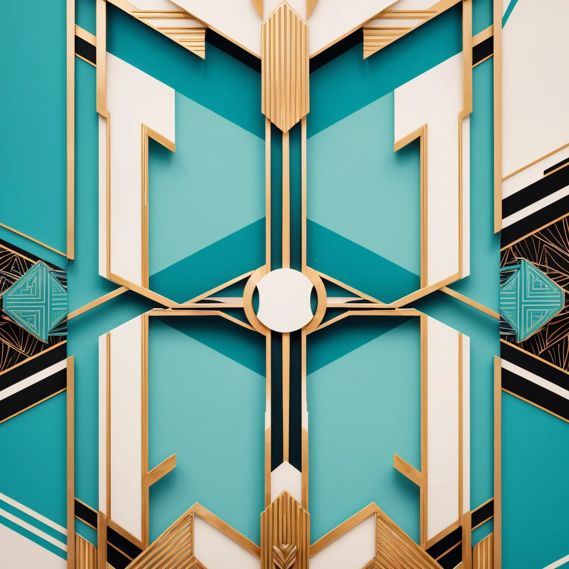 (abstract art deco:1.3), light cyan and white colors art design, ideal for stickers, t-shirts, posters, thick wide brush strokes, design no background