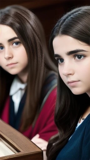 group of young Biblical jew people gathered, focus on faces.