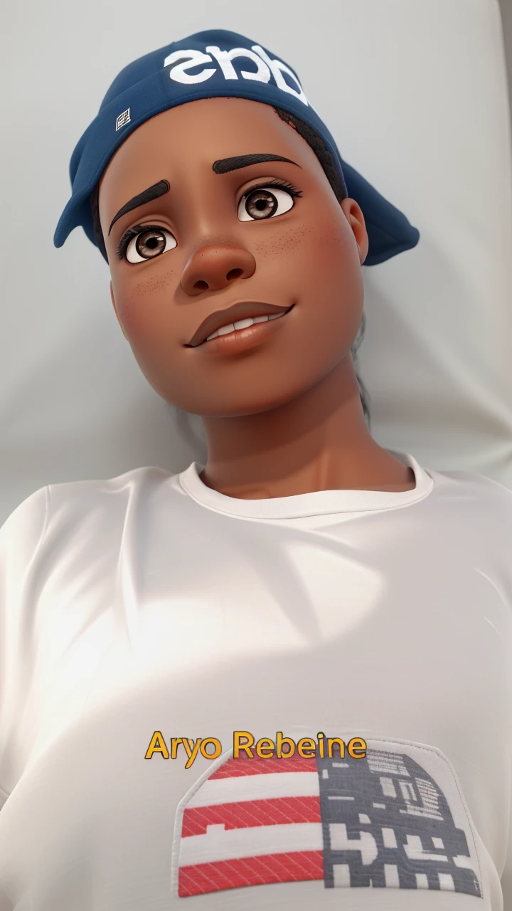 dark skin, black, slanted eyes