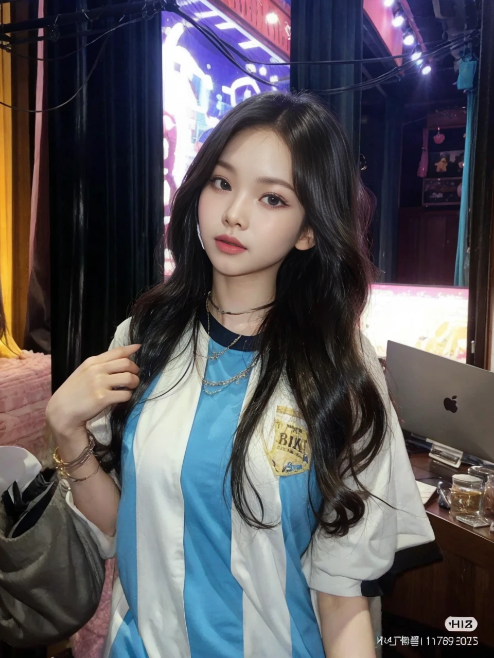 Jennie Kim from Blackpink HD With huge breasts and pink lips 