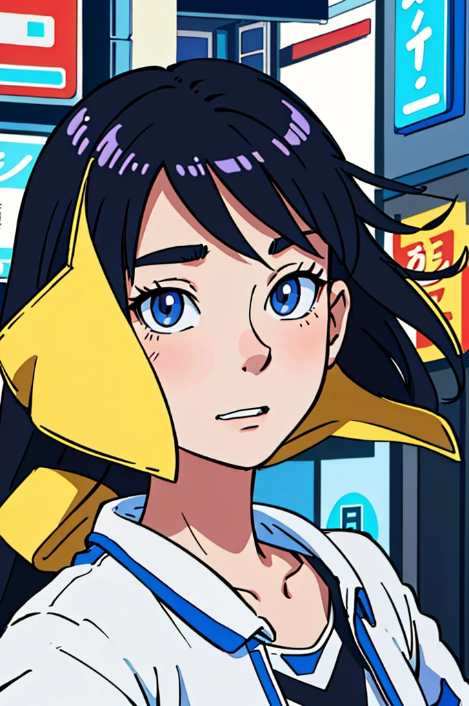 (best-quality:0.8),
(best-quality:0.8), perfect anime illustration, extreme closeup portrait of a pretty woman walking through the city