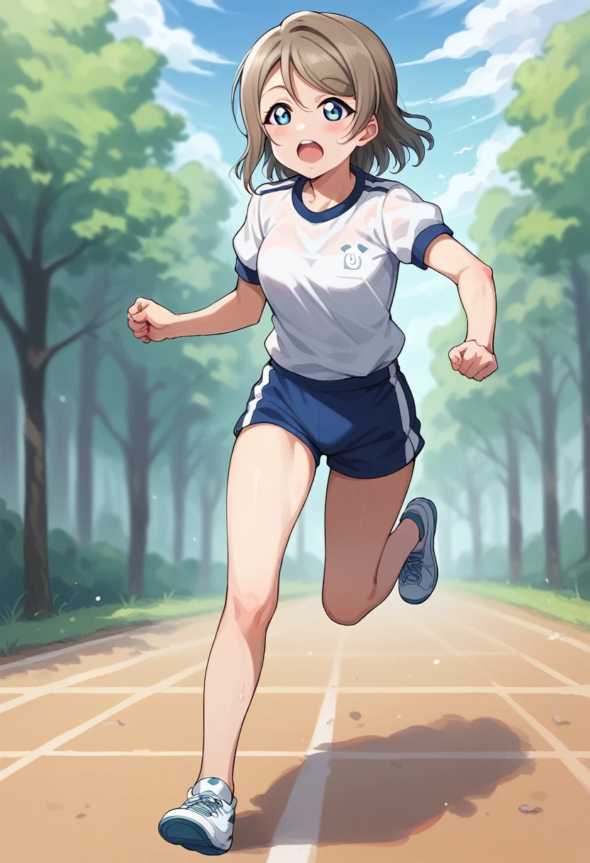 1 girlGirl love live Watanabe You gym uniform buruma Running