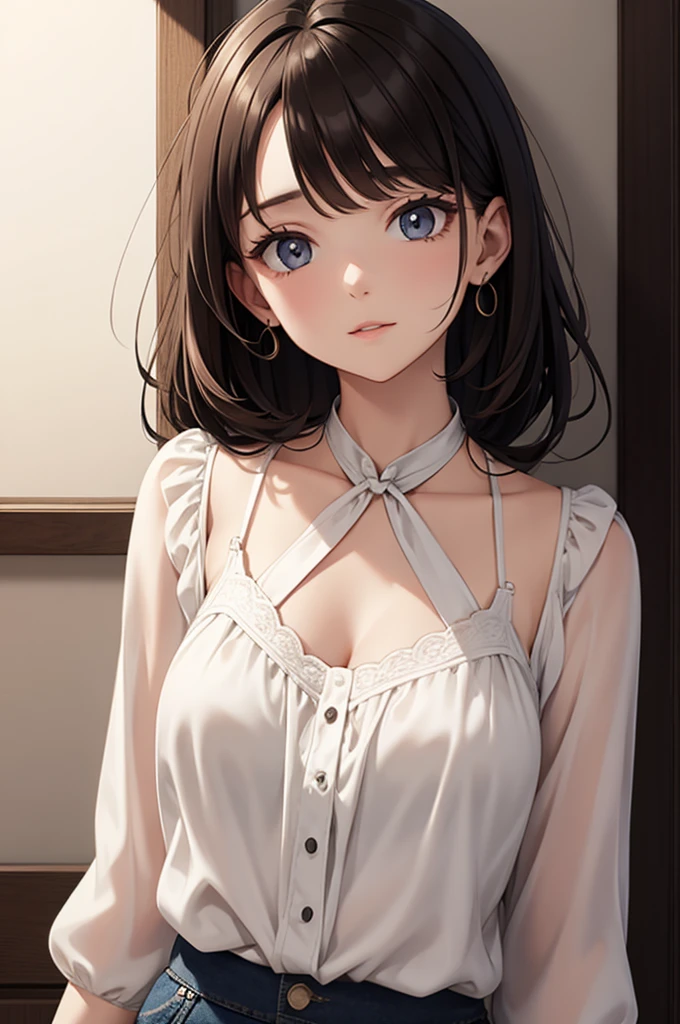 halterneck, blouse