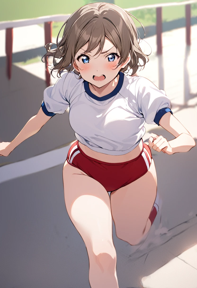 1 girlGirl love live Watanabe You gym uniform buruma Running