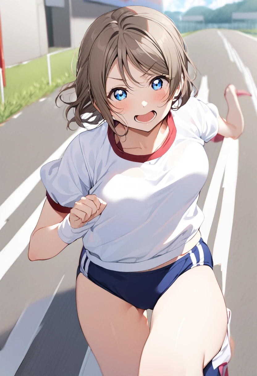 1 girlGirl love live Watanabe You gym uniform buruma  Running