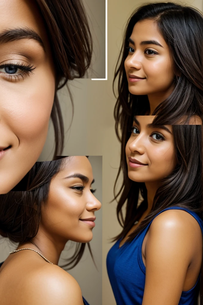 A person seeing their inner beauty