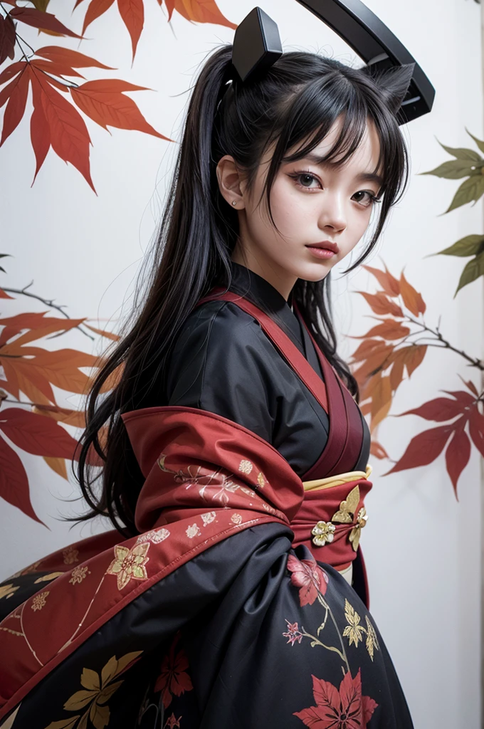 vector, paint, stile japanes, (higt details)