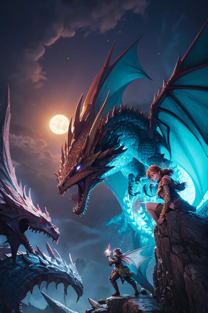 big dragon crystal flock