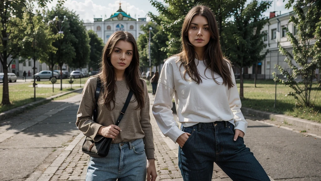 Russia. model. Casual.